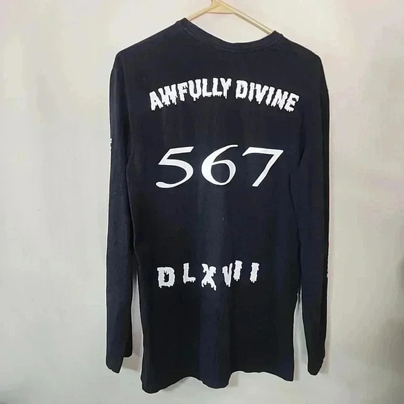 DIVINE Minds x Awful Records Long sleeve tee. Size Medium - Picture 3 of 8